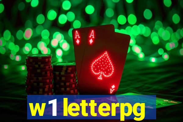 w1 letterpg